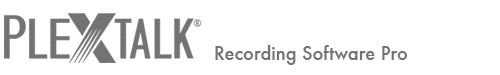 PLEXTALK Recording Software Pro
