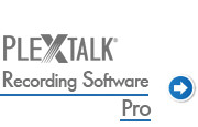 Go to PLEXTALK Recording software Pro support page
